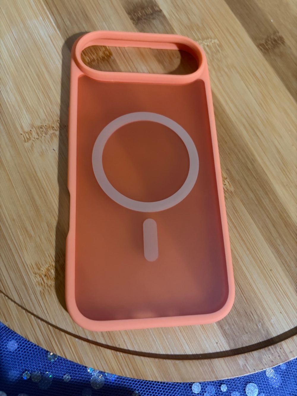 Silicone MagSafe-Compatible Phone Case - Coral